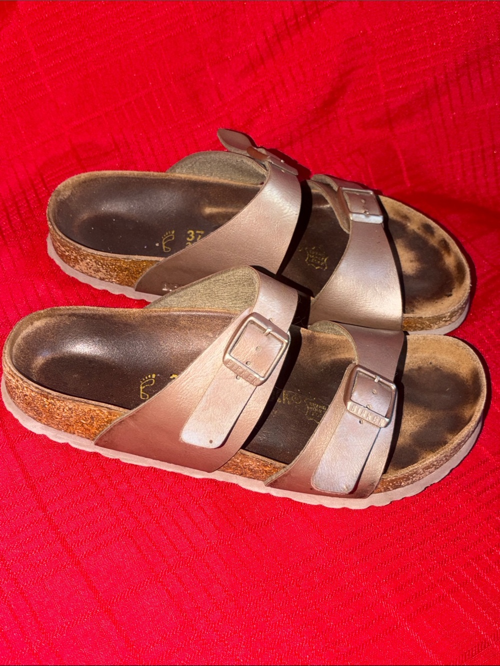 Women’s Size 6 TWO STRAP BUCKLE BIRKENSTOCK SANDALS